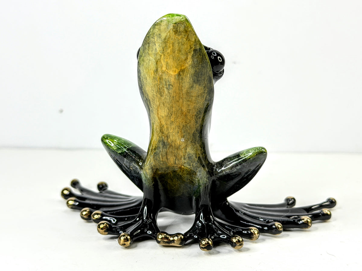 Tim Cotterill Frogman Stargazer Signed LE Bronze Frog 750/2000 2007 A1301