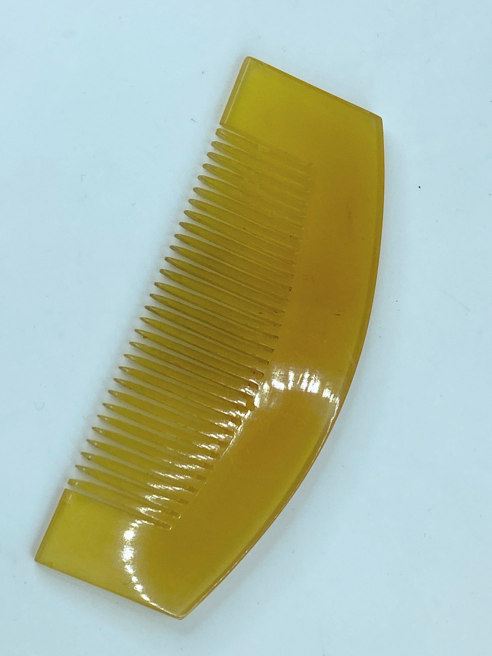 Japanese Amber Celluloid Kushi Kanzashi Hair Ornament GS506