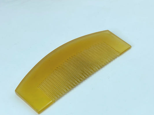 Japanese Amber Celluloid Kushi Kanzashi Hair Ornament GS506