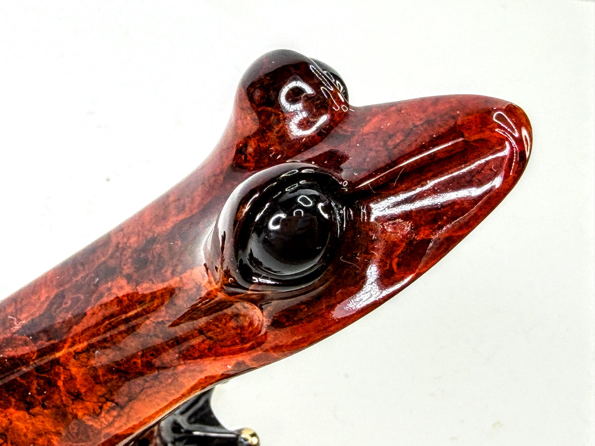 Tim Cotterill Frogman Limited Edition Red Bronze Tree Frog Sculpture A1302