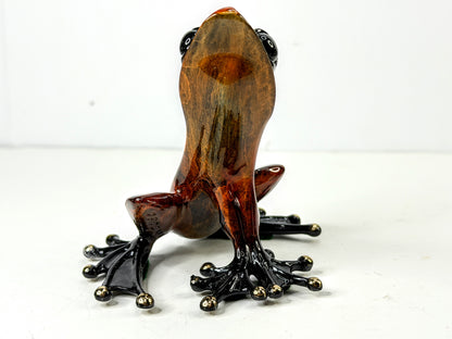 Tim Cotterill Frogman Limited Edition Red Bronze Tree Frog Sculpture A1302