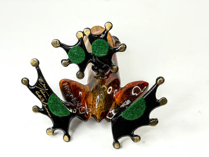 Tim Cotterill Frogman Limited Edition Red Bronze Tree Frog Sculpture A1302