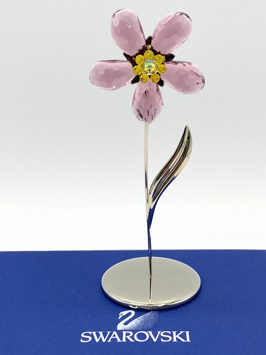 Rare Swarovski Crystal Deoli Purple Amethyst flower 677619 MIB Retired S30