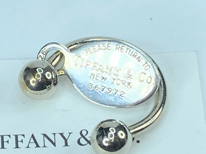 Tiffany & Co. Sterling Silver "Return To Tiffany" Key Ring