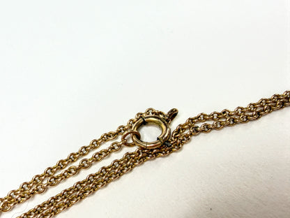 Mid-Century 14K Gold Ornate Engraved Book Photo Locket Necklace 9.5g 17.5"JR2207