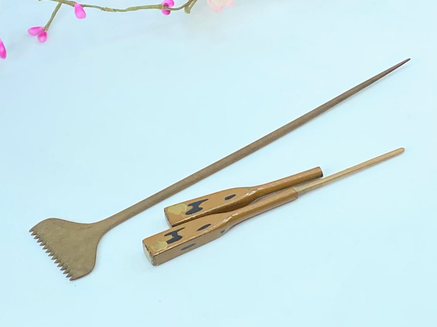 1920s Japanese KANZSHI Hair Comb and Kushi GS511