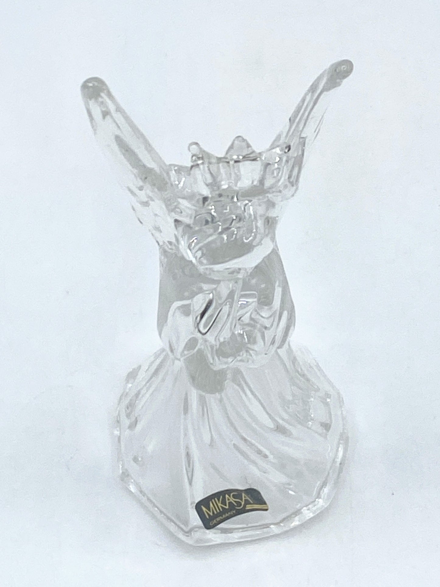 Mikasa Vintage Crystal Heavenly Music Angel Ornament MIB XN43