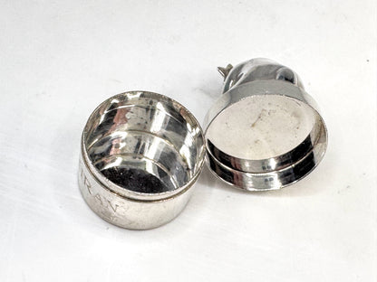Tiffany & Co. Vintage Teddy Bear Sterling Silver Pill Box Case 55x30mm SS362