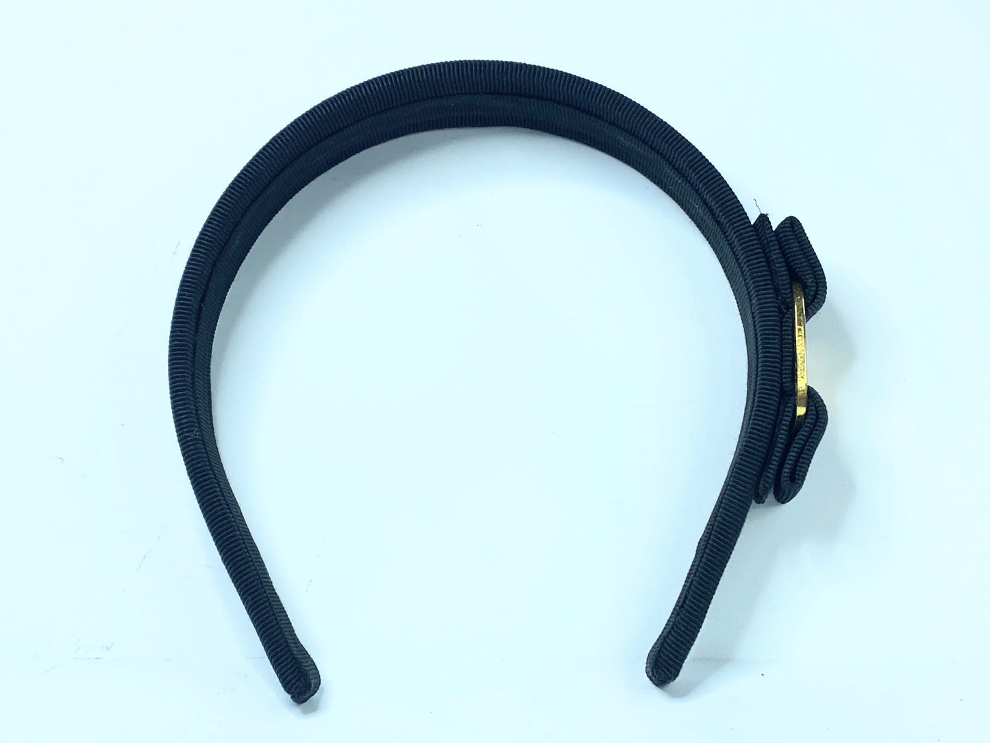 Salvatore Ferragamo Vara Black Head Band Hair Accessory A114