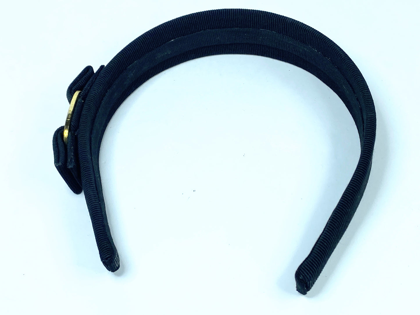 Salvatore Ferragamo Vara Black Head Band Hair Accessory A114