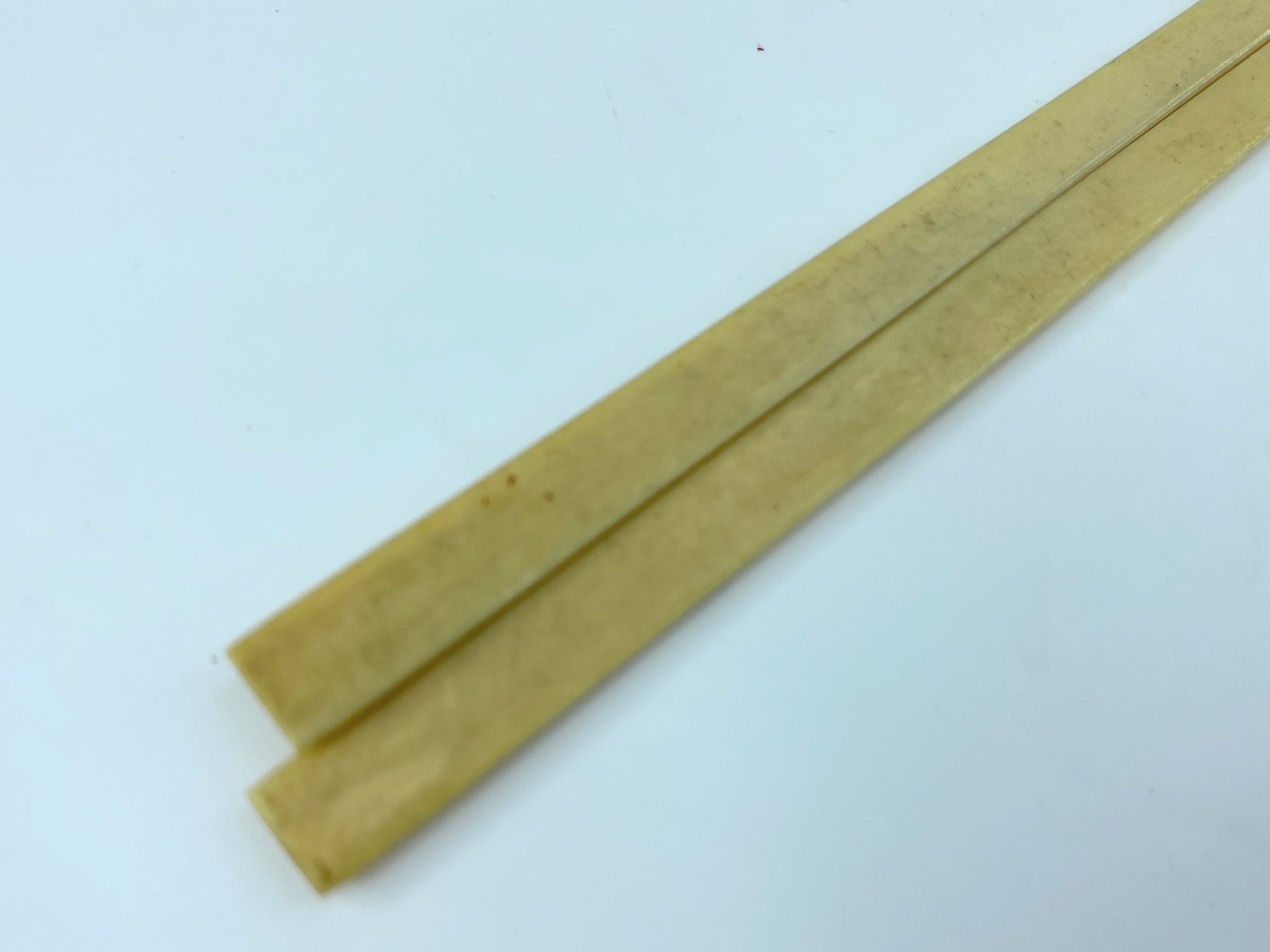 Art Deco Japanese Scrimshaw bone polychrome hairsticks 6.5" GS518