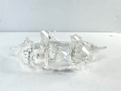 Retired Swarovski Crystal Santa Maria Sailing Ship Display Mint COA S286