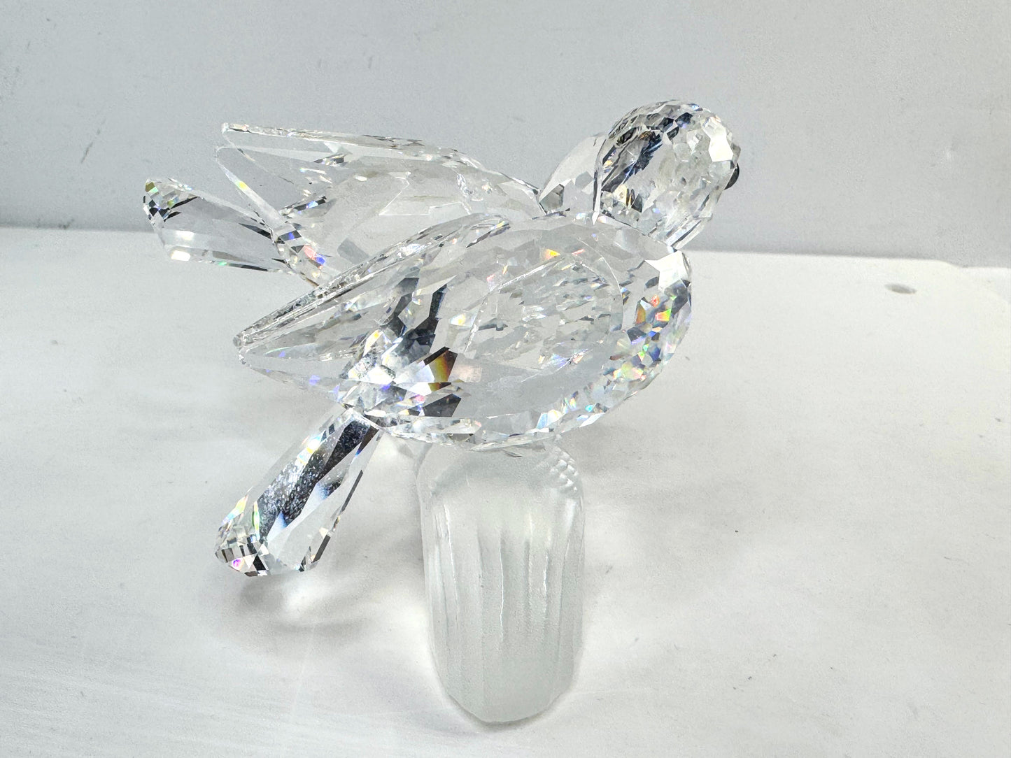 Swarovski Crystal "Turtledoves Amour" Figurine 1989 Retired Mint COA S287