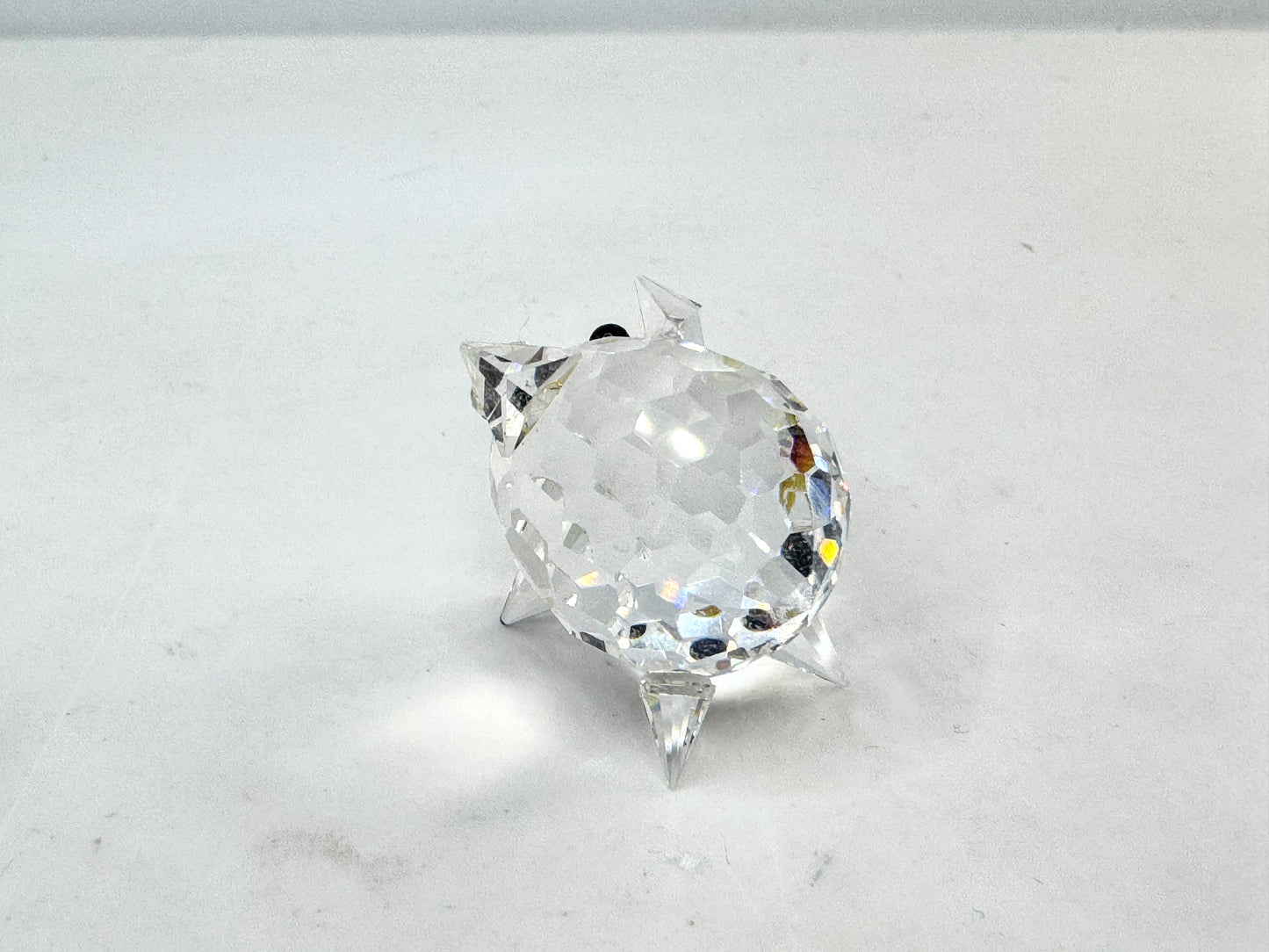 Swarovski Crystal Pig Figurine Clear Glass Mini Farm animal w/COA 1” S290