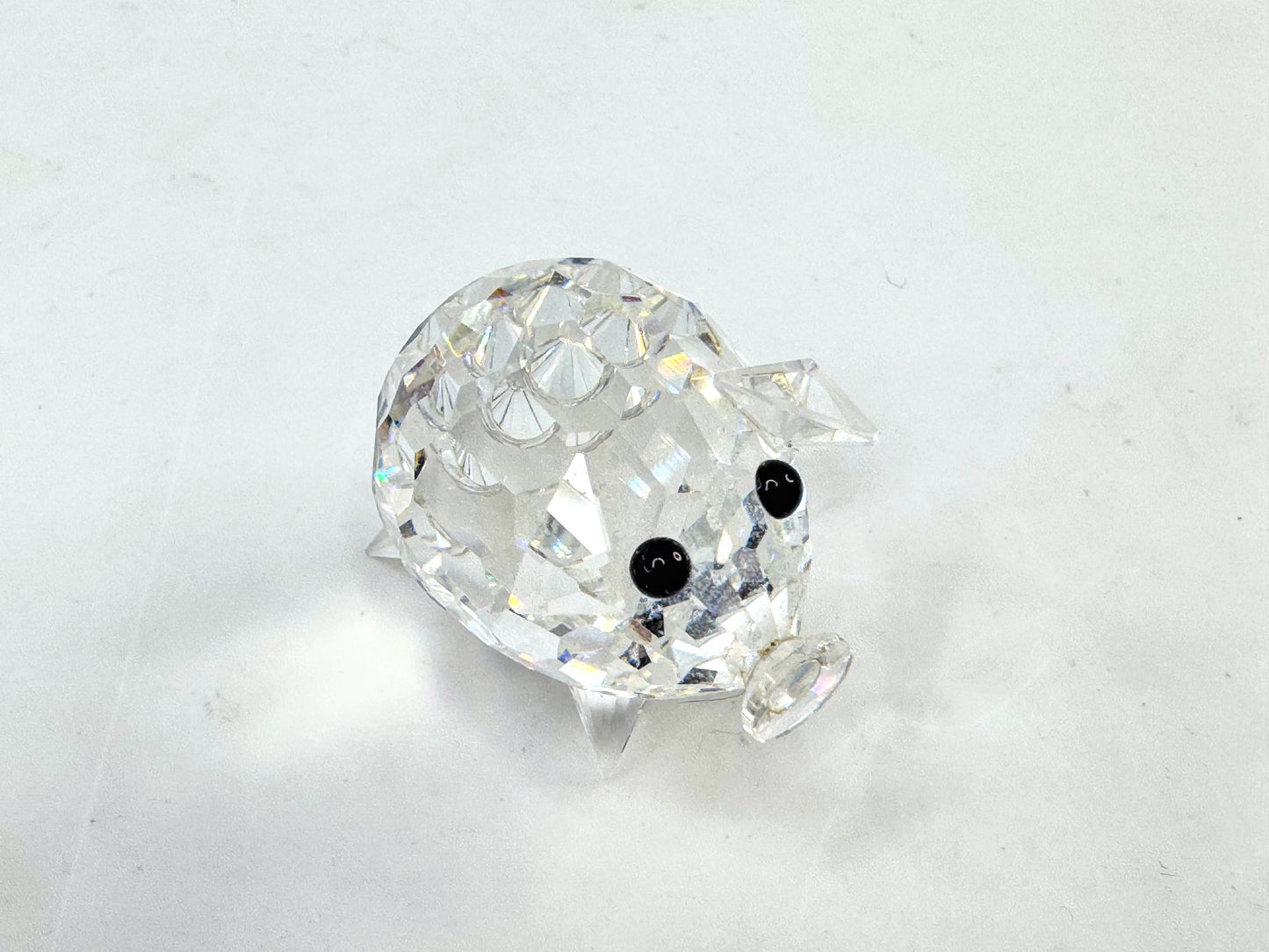 Swarovski Crystal Pig Figurine Clear Glass Mini Farm animal w/COA 1” S290