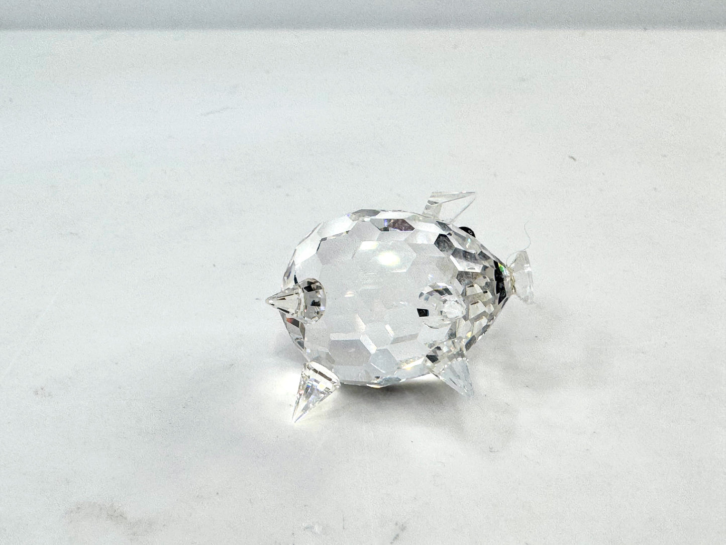 Swarovski Crystal Pig Figurine Clear Glass Mini Farm animal w/COA 1” S290