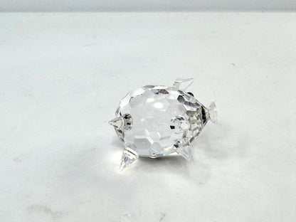 Swarovski Crystal Pig Figurine Clear Glass Mini Farm animal w/COA 1” S290