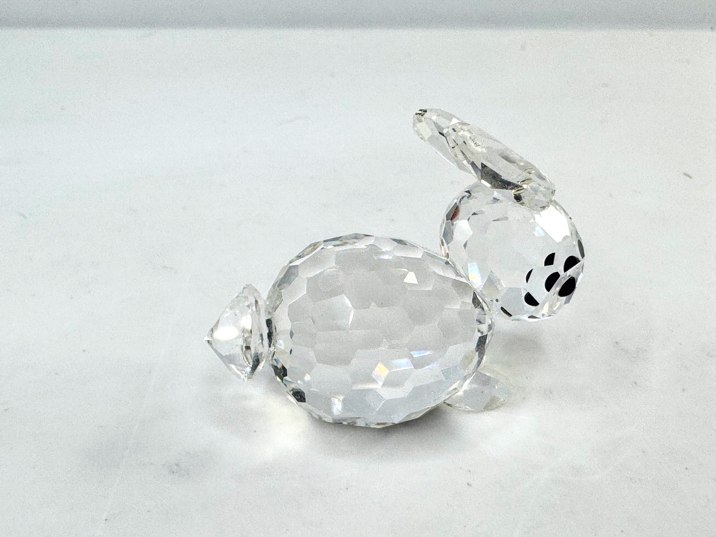 Swarovski Crystal Rabbit Figurine Clear Faceted Bunny Mint, with COA S291