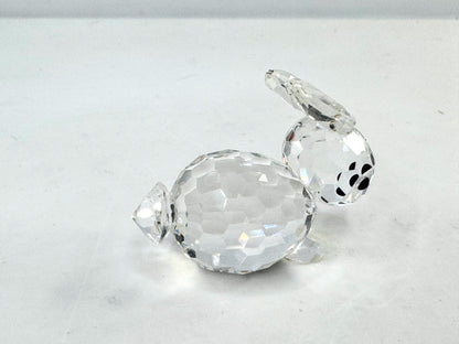 Swarovski Crystal Rabbit Figurine Clear Faceted Bunny Mint, with COA S291