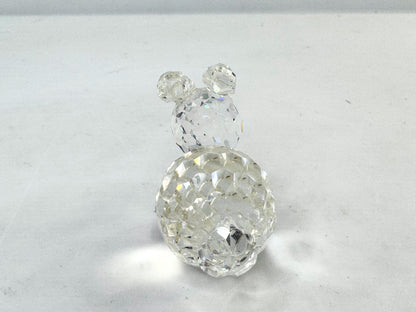 Swarovski Crystal Rabbit Figurine Clear Faceted Bunny Mint, with COA S291