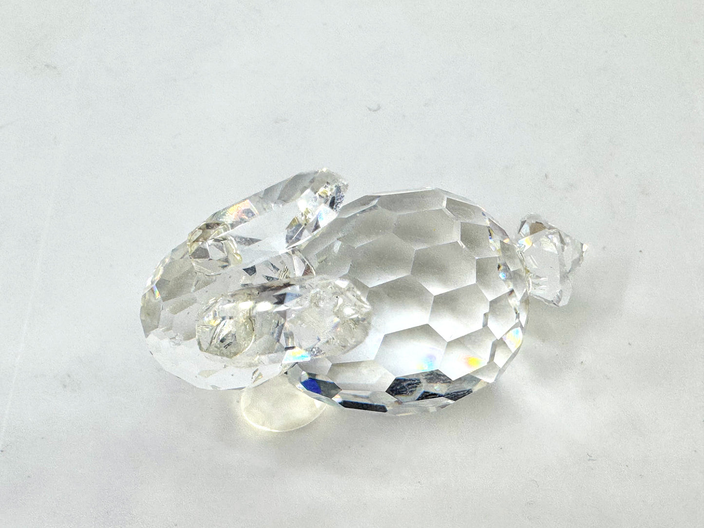 Swarovski Crystal Rabbit Figurine Clear Faceted Bunny Mint, with COA S291