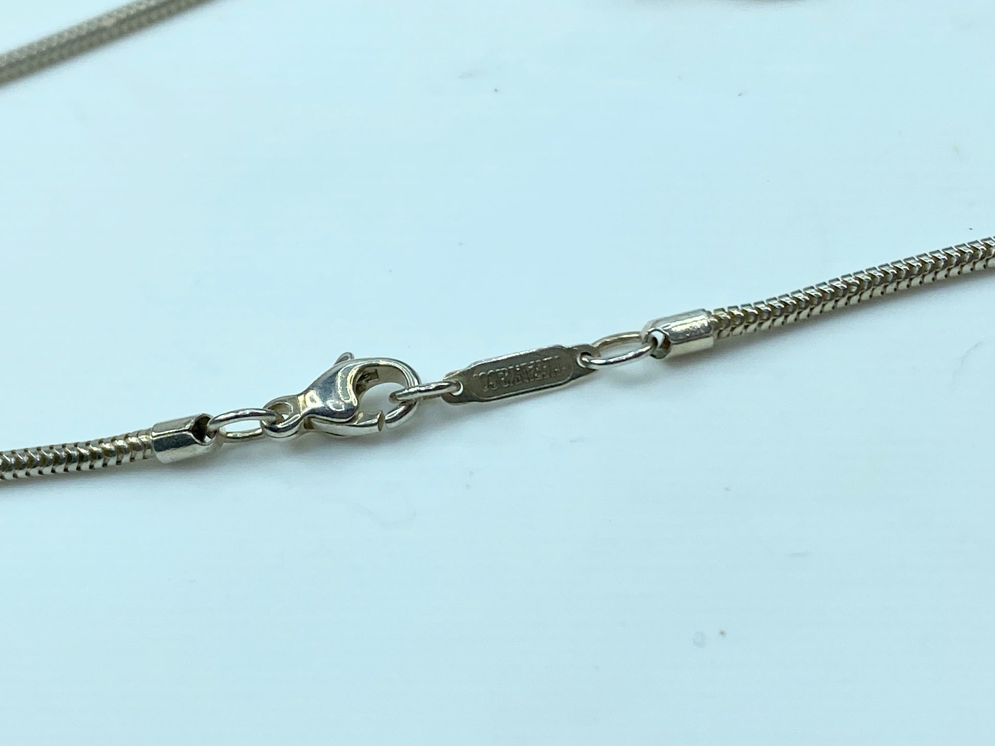 Tiffany & Co Sterling Large Huge Stencil Cross Necklace Pendant 24g 33.0" JR367
