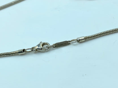 Tiffany & Co Sterling Large Huge Stencil Cross Necklace Pendant 24g 33.0" JR367