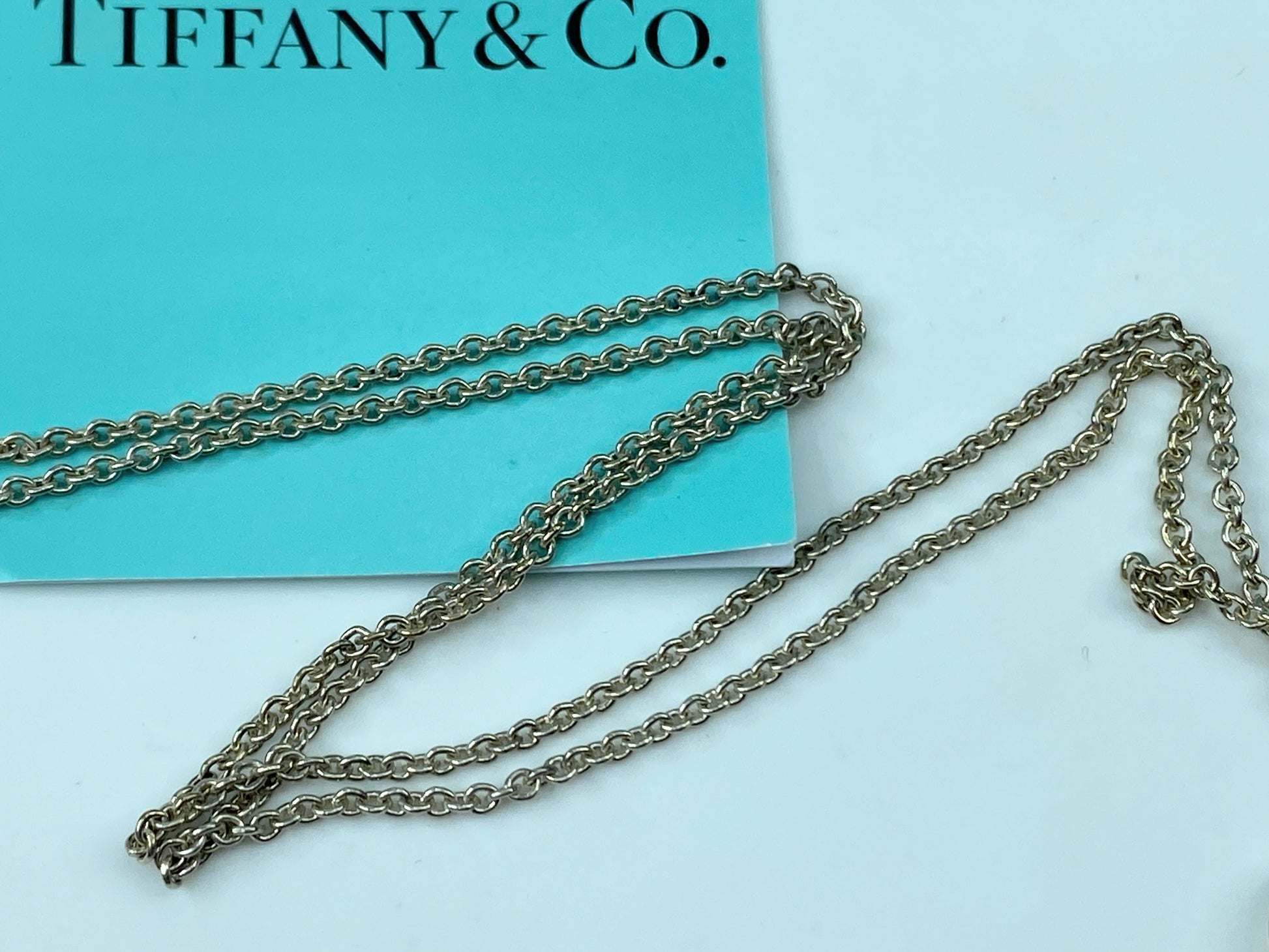 Tiffany & Co. Elsa Peretti Sterling Silver Apple Necklace authentic JR378