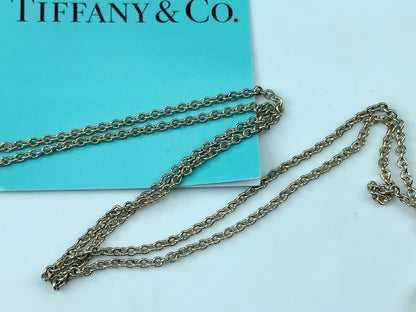 Tiffany & Co. Elsa Peretti Sterling Silver Apple Necklace authentic JR378