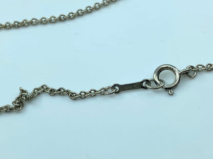 Tiffany & Co. Elsa Peretti Sterling Silver Apple Necklace authentic JR378