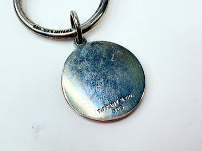 Vintage Tiffany & Co Sterling Silver Key Ring Tag Charm SS275