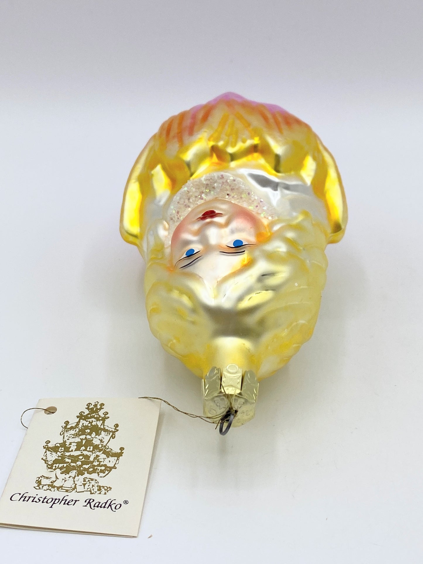 Radko Blonde Tulip Fairy ornament with tag 5.0" XN55