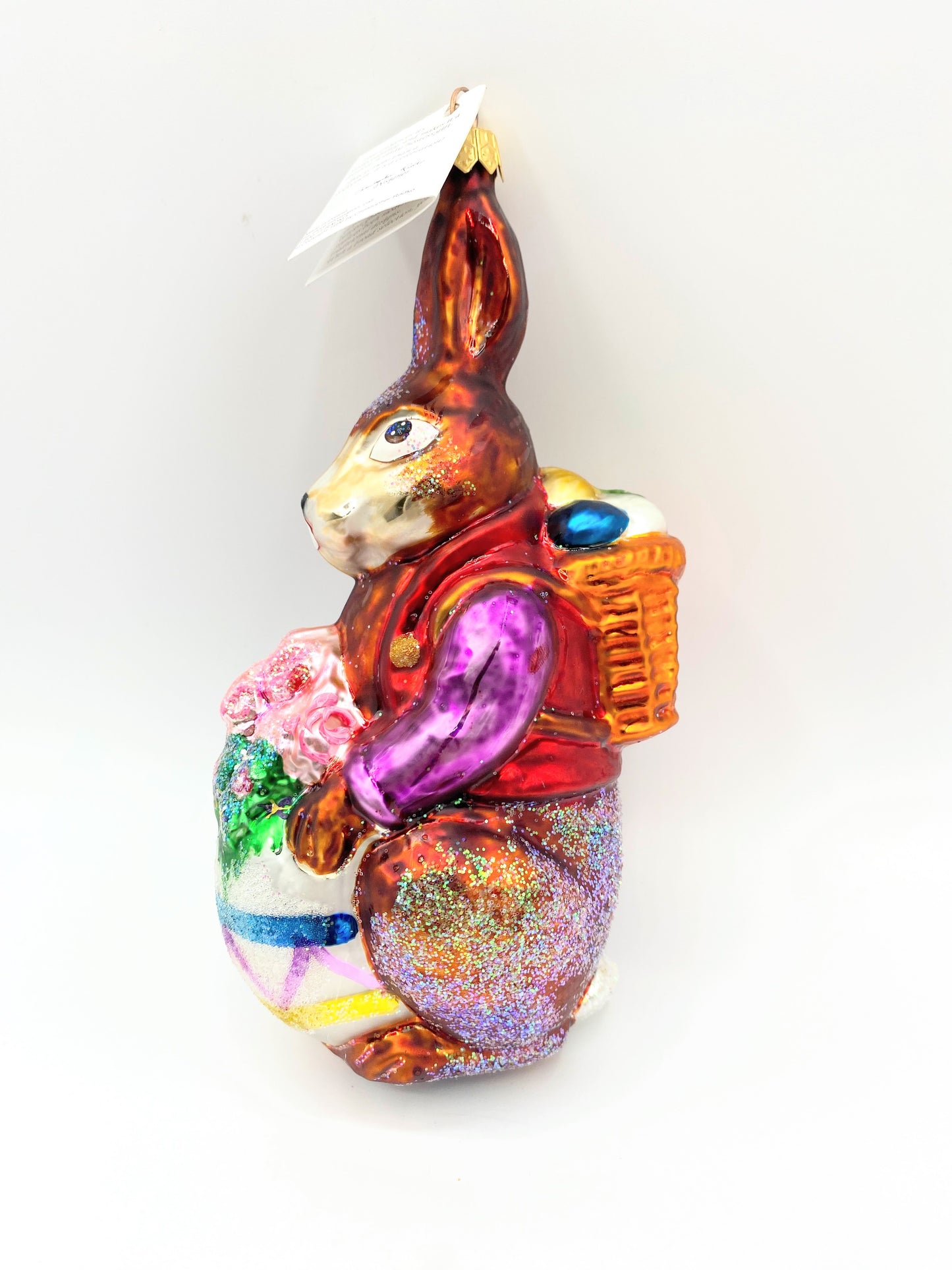 Christopher Radko 6.5 Inch Roy Rabbit Ornament Easter Hare Tree Ornaments XN57