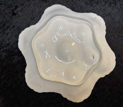 Antique Limoges Oyster Plate Hand Painted Shell Motif 8.75" A937