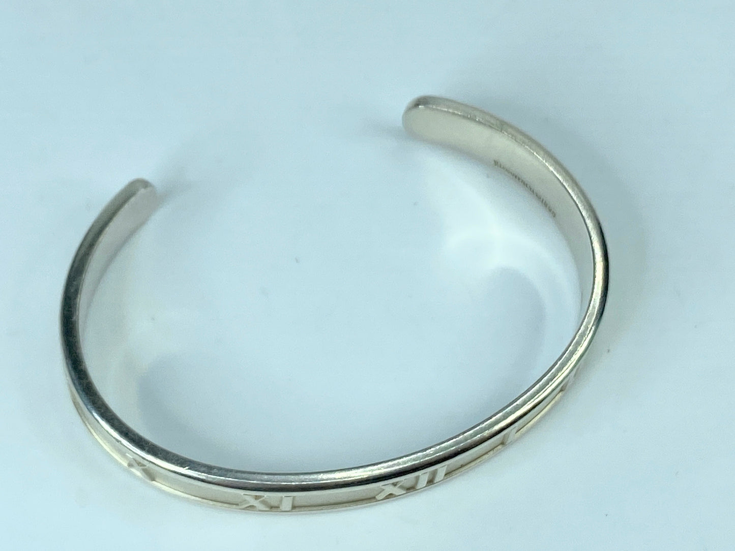 Tiffany & Co Atlas Sterling Silver 925 cuff bracelet 24.0g 6.25" JR700