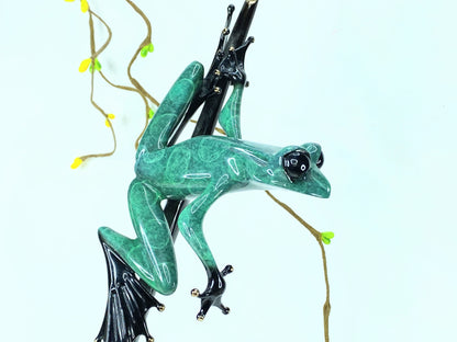 Tim Cotterill,  Frogman "I Spy" Limited Edition Bronze Sculpture  10.75"