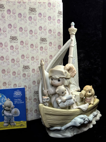Precious Moments Limited Edition "This Land Is Our Land" Figurine Box Mint A949