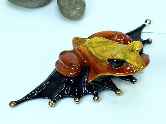 Tim Cotterill Frogman "Flipper" Enamel Frog Limited Edition c2003