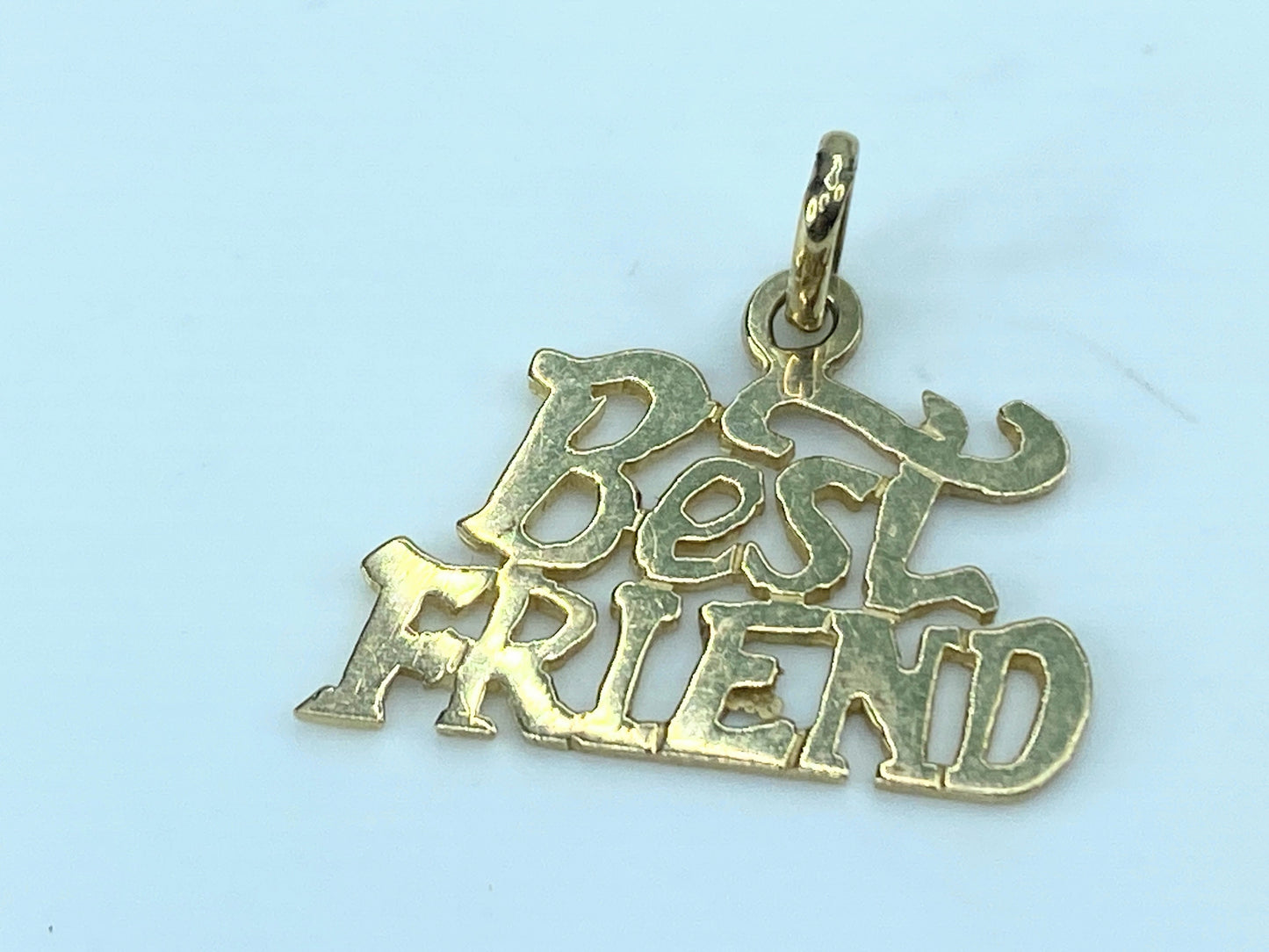 14k Yellow Gold Best Friend Charm JR9188