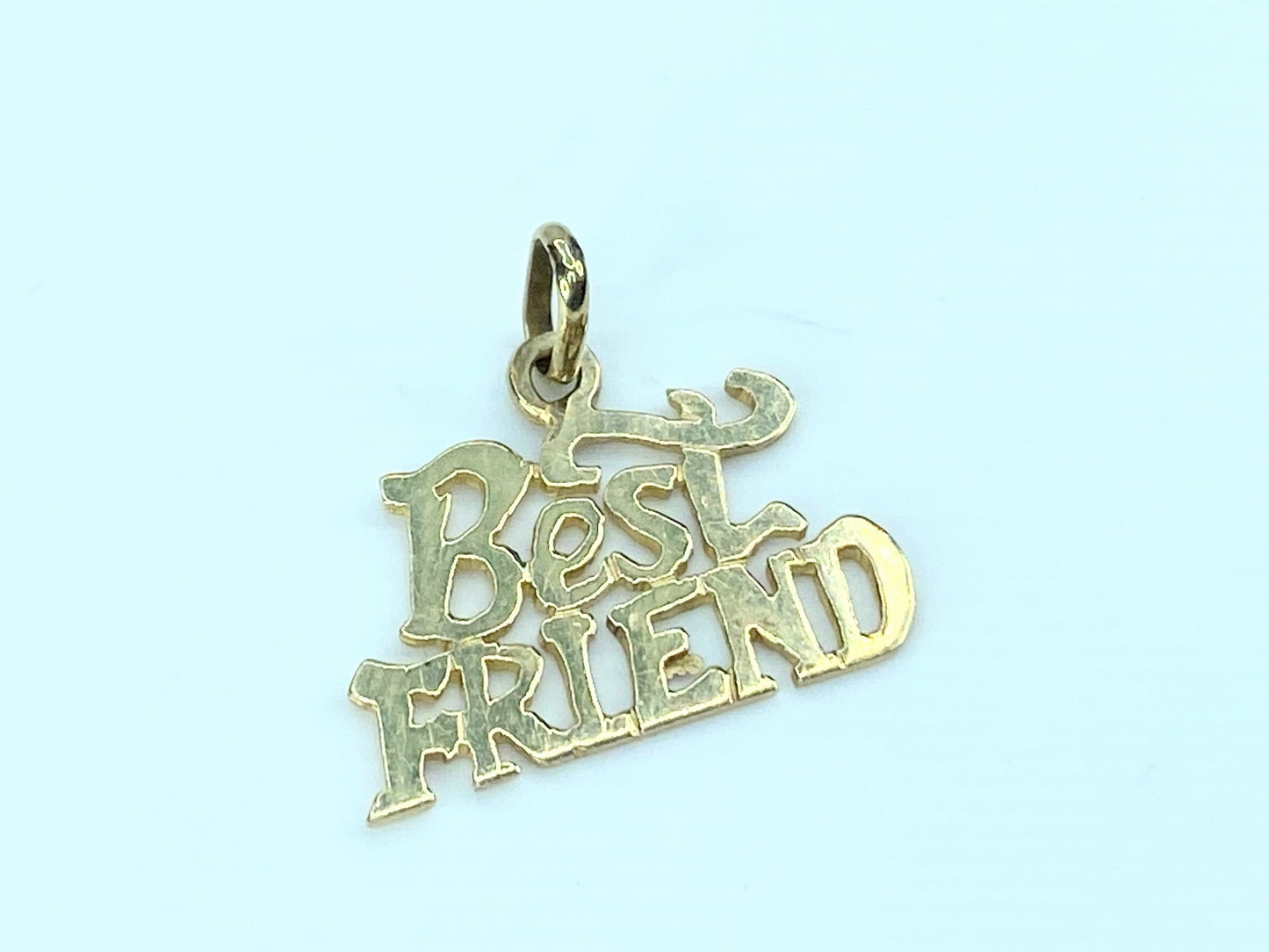 14k Yellow Gold Best Friend Charm JR9188