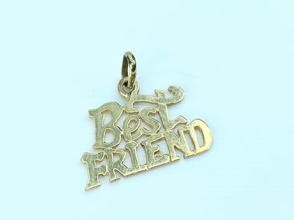 14k Yellow Gold Best Friend Charm JR9188