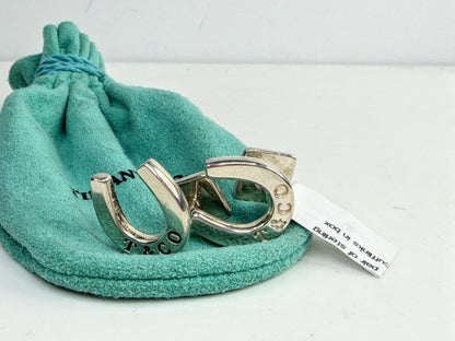 Tiffany & Co Sterling Silver Horseshoe Cufflinks Equestrian SS281