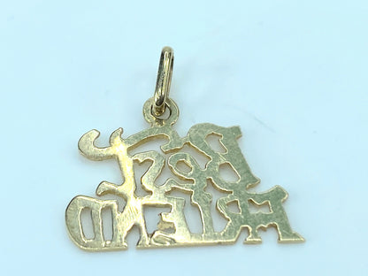 14k Yellow Gold Best Friend Charm JR9188