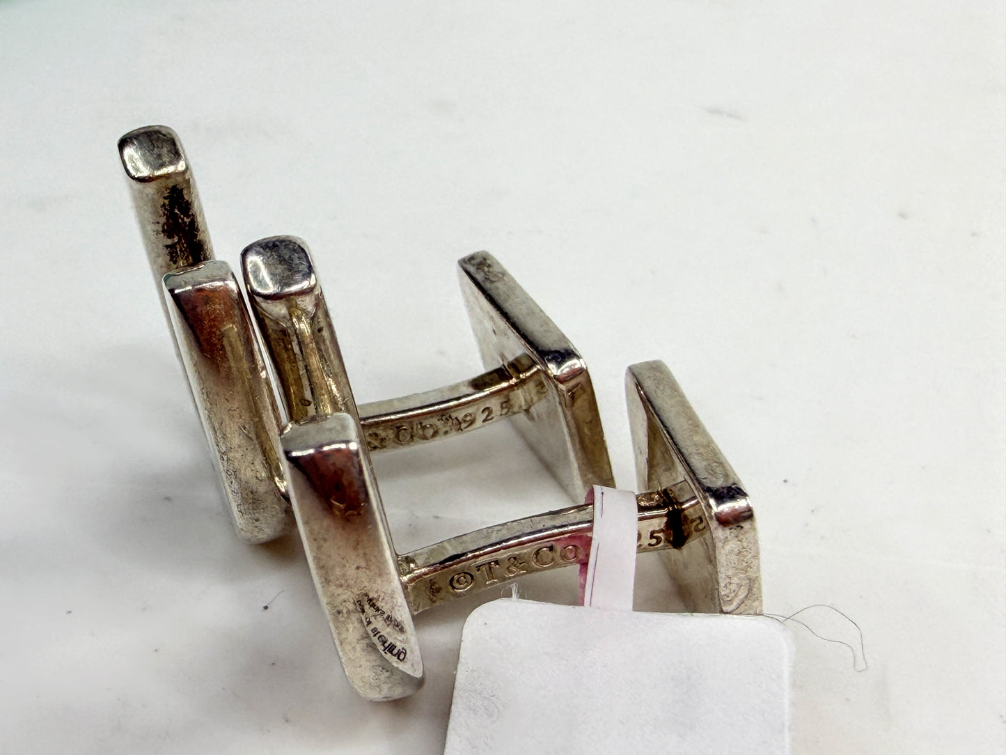 Tiffany & Co Sterling Silver Horseshoe Cufflinks Equestrian SS281