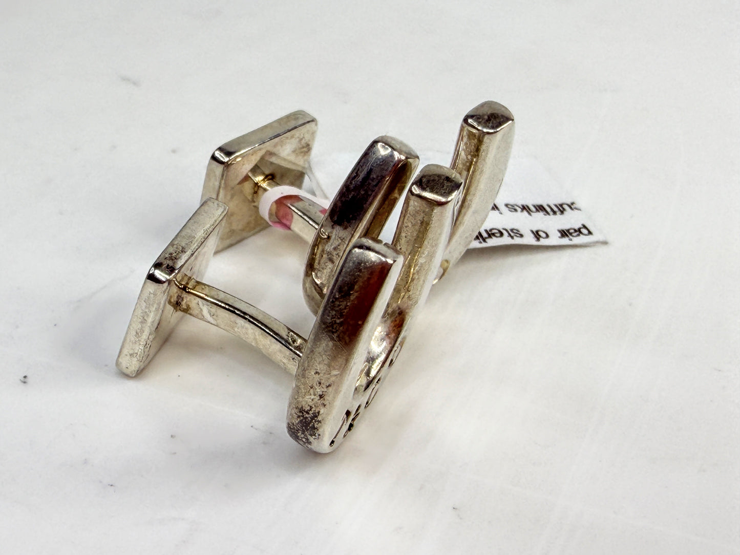 Tiffany & Co Sterling Silver Horseshoe Cufflinks Equestrian SS281