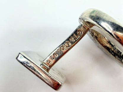 Tiffany & Co Sterling Silver Horseshoe Cufflinks Equestrian SS281