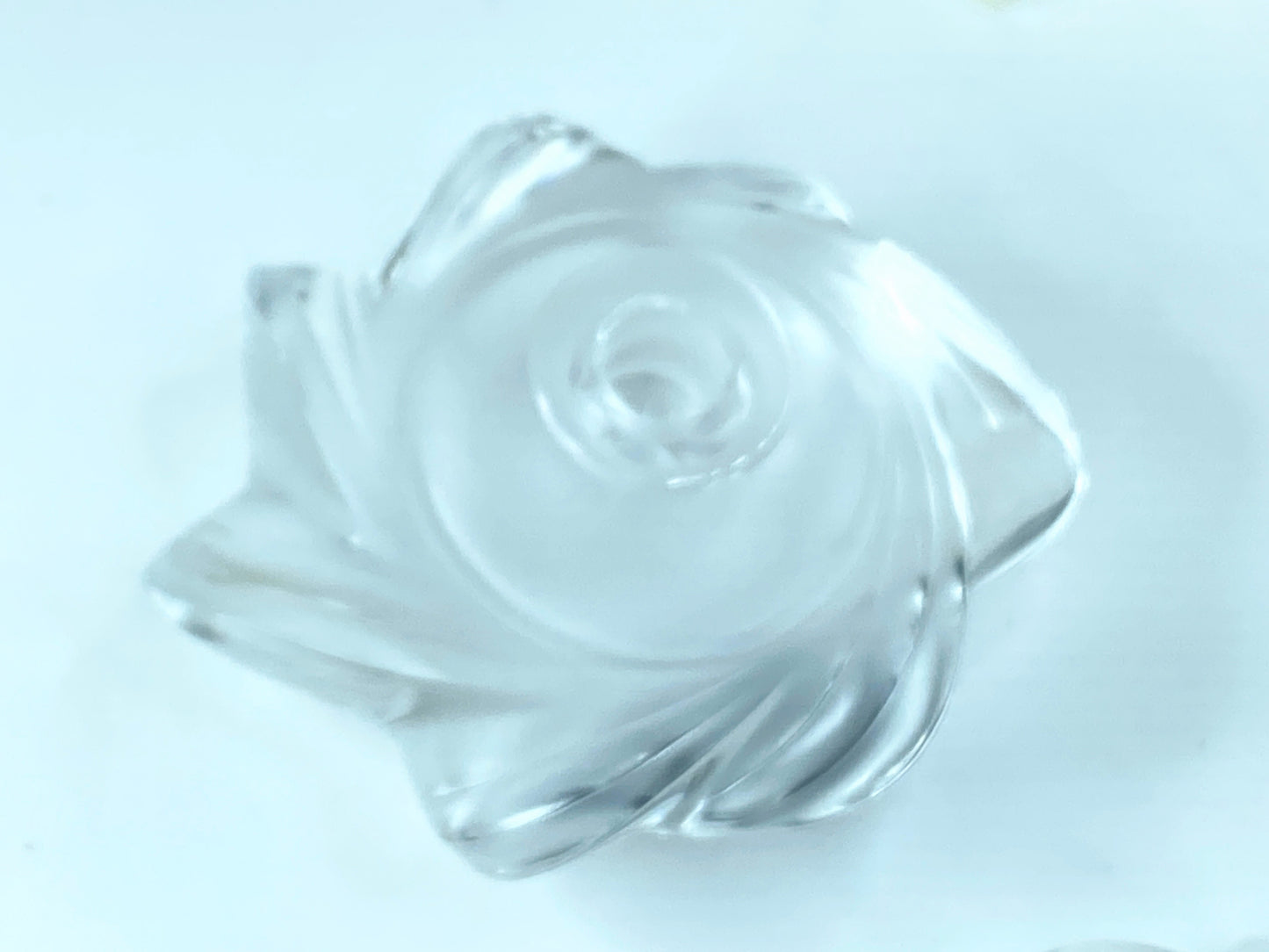 Lalique Crystal Samoa (Modern Wave) with stopper perfume bottle