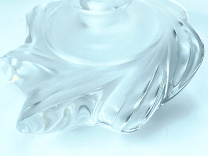 Lalique Crystal Samoa (Modern Wave) with stopper perfume bottle