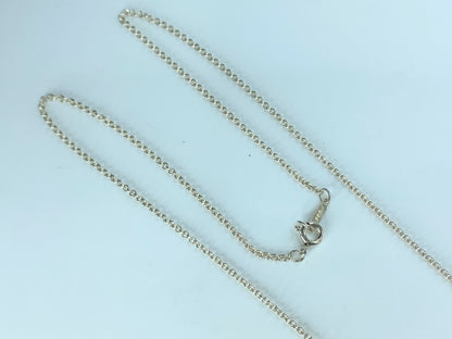 Tiffany & Co. Sterling silver 18K Triple Ribbon Bow necklace 18" JR9189