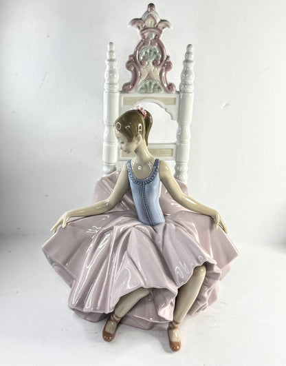 Vintage Lladró "After The Show Ballerina"Figurine 6484G Spain Mint A963